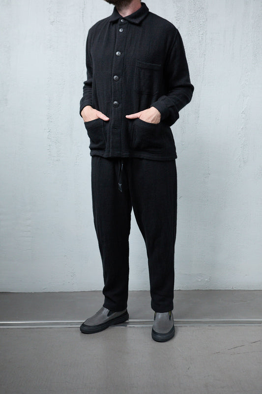 Geoffrey B. Small Men's 4 Pocket Work Shirt In La Colombina Hand Woven Cariaggi Cashmere