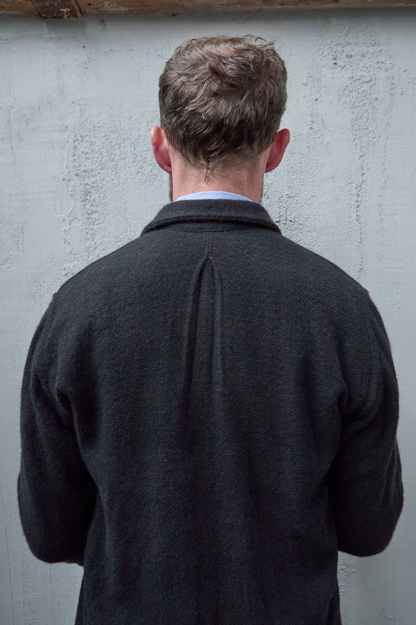 Geoffrey B. Small Men's 4 Pocket Work Shirt In La Colombina Hand Woven Cariaggi Cashmere