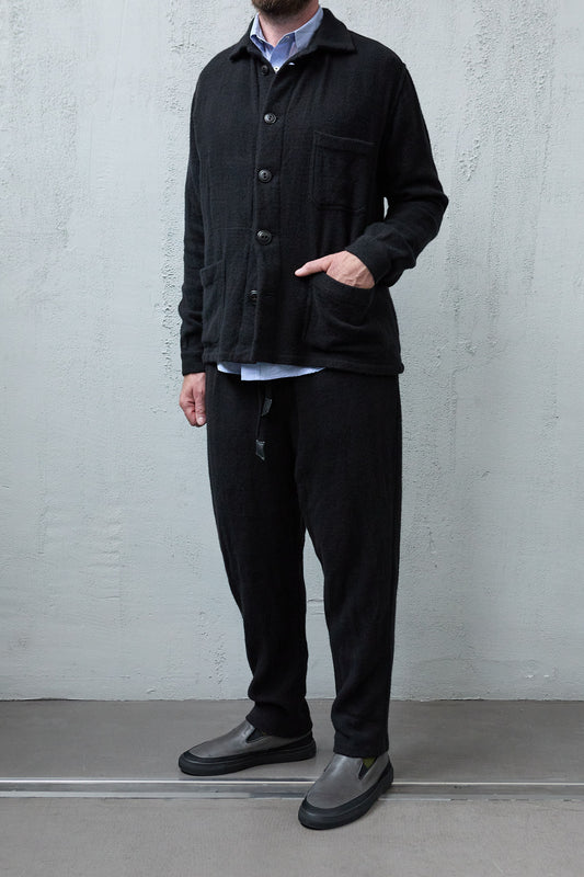 Geoffrey B. Small Men's Drawstring Trouser in La Colombina Hand Woven Cariaggi Cashmere