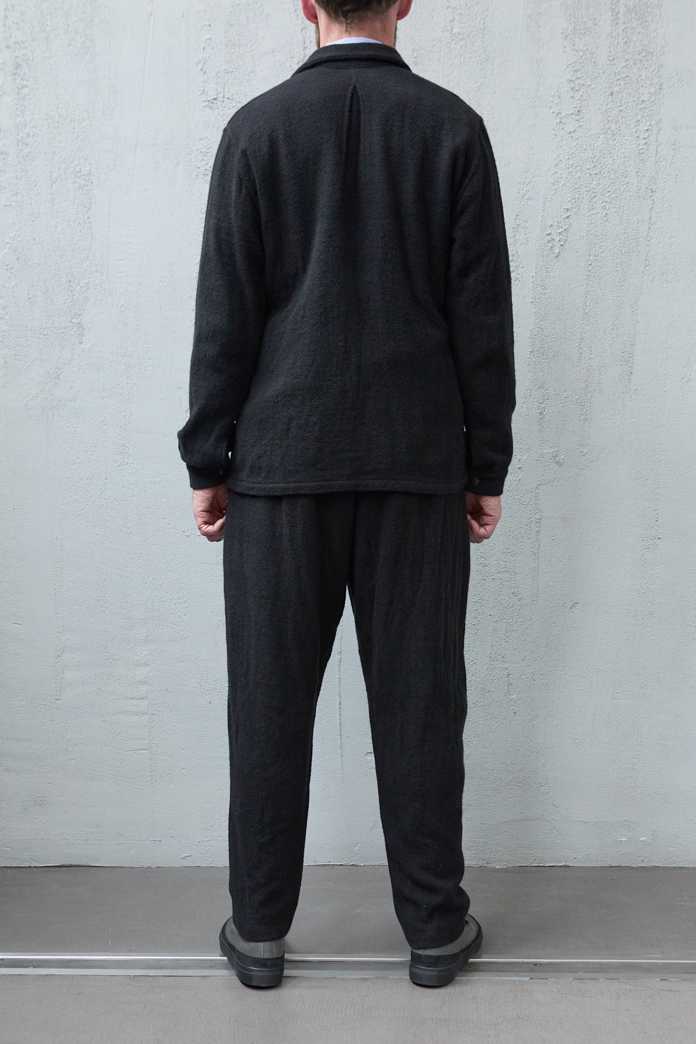 Geoffrey B. Small Men's 4 Pocket Work Shirt In La Colombina Hand Woven Cariaggi Cashmere