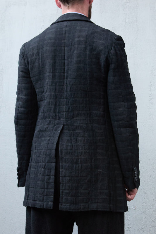 Geoffrey B. Small Men's Relaxed Fit Car Coat In Parisotto Wool, Viscose And Cotton