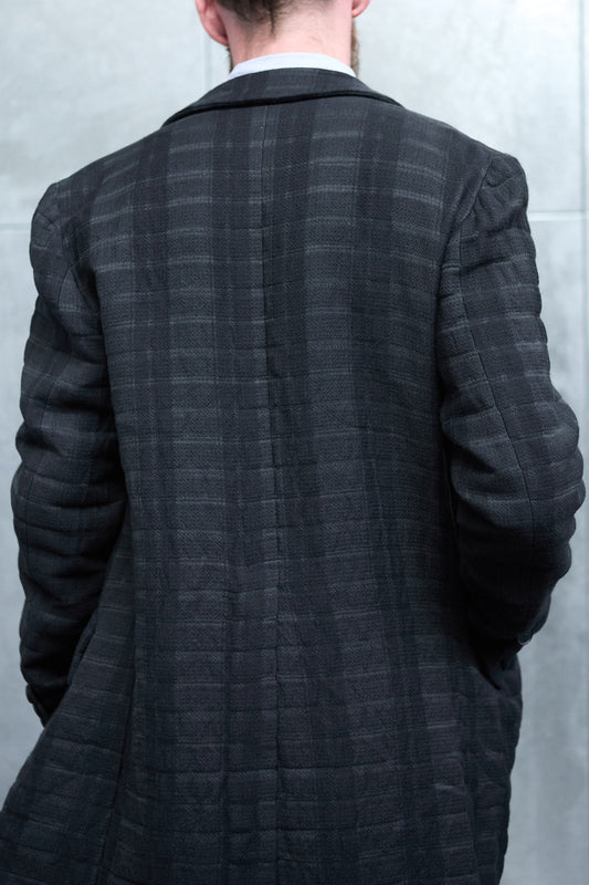 Geoffrey B. Small Men's Relaxed Fit Car Coat In Parisotto Wool, Viscose And Cotton