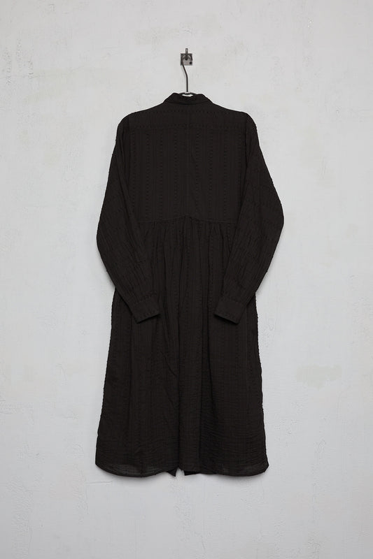 Geoffrey B. Small Women's Dolman Sleeve Gathered Long Dress In Swiss Cotton