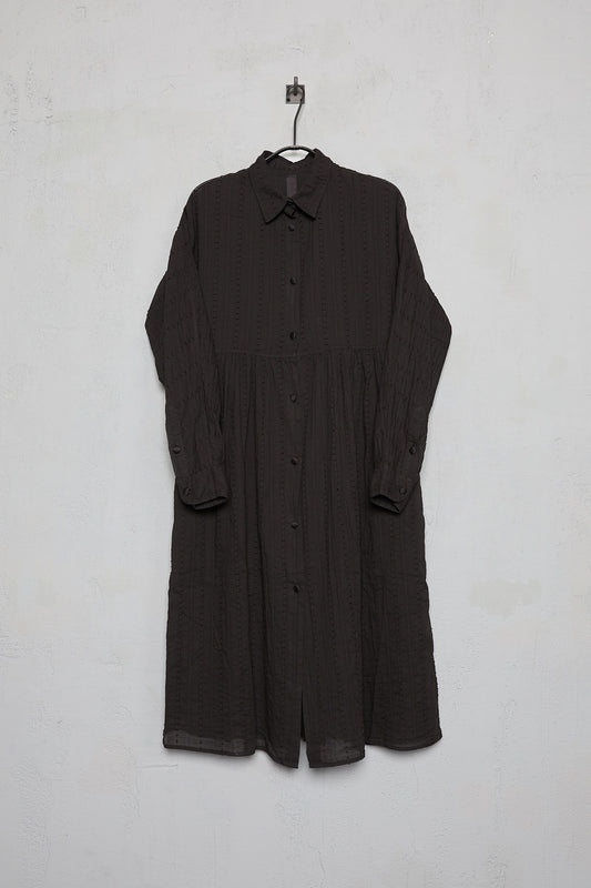 Geoffrey B. Small Women's Dolman Sleeve Gathered Long Dress In Swiss Cotton