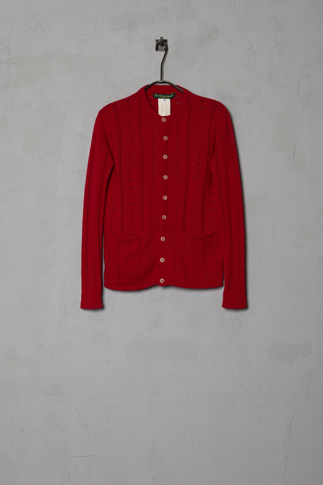 Paul Harnden Cashmere Cardigan Red