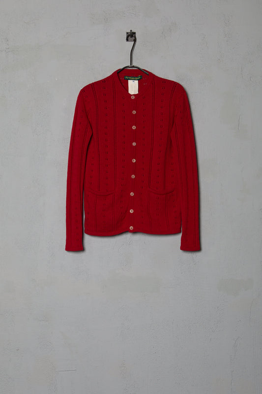 Paul Harnden Cashmere Cardigan Red
