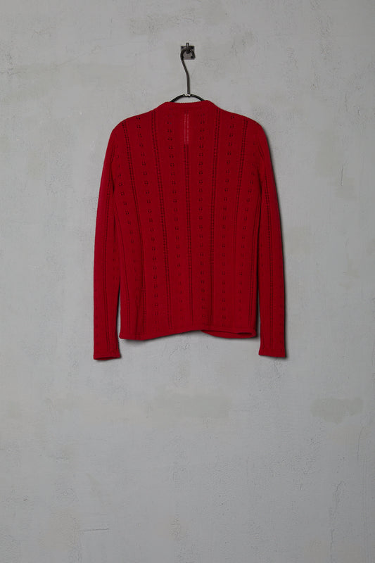 Paul Harnden Cashmere Cardigan Red