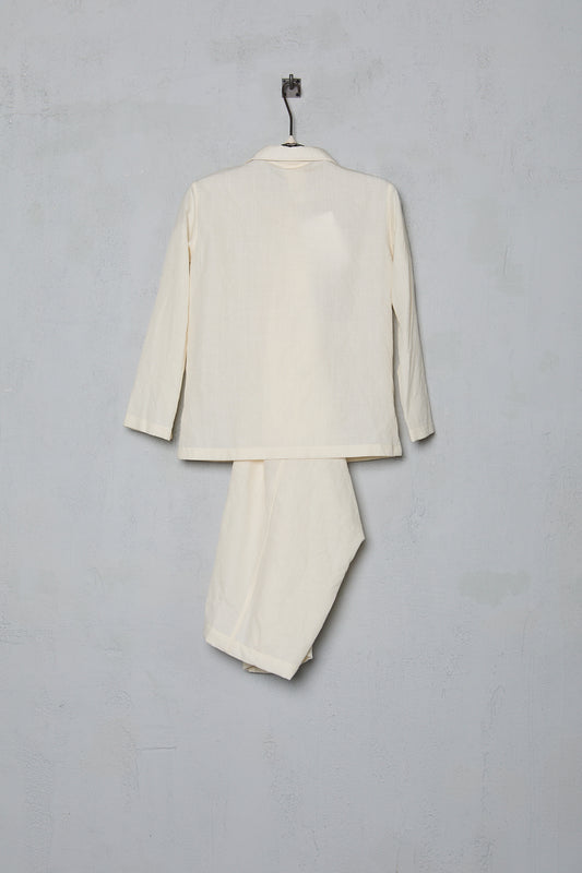 Paul Harnden Women's Pyjama Cream Wool