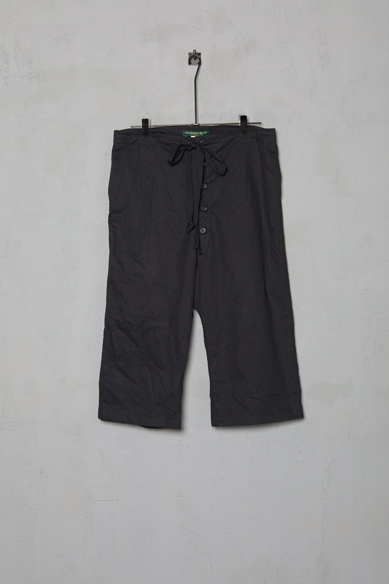 Paul Harnden Drawstring Trouser Black HB