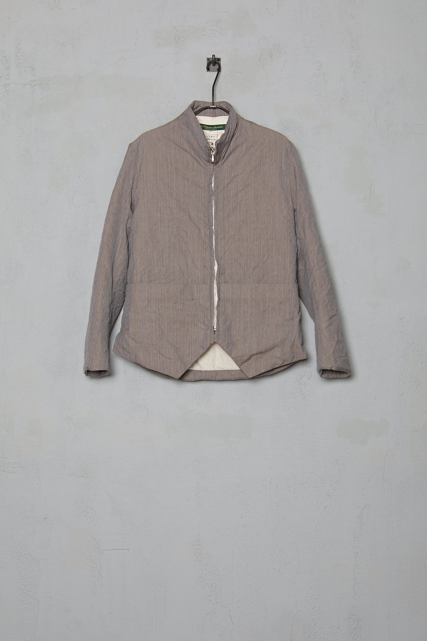 Paul Harnden Down Jerkin Grey Wool