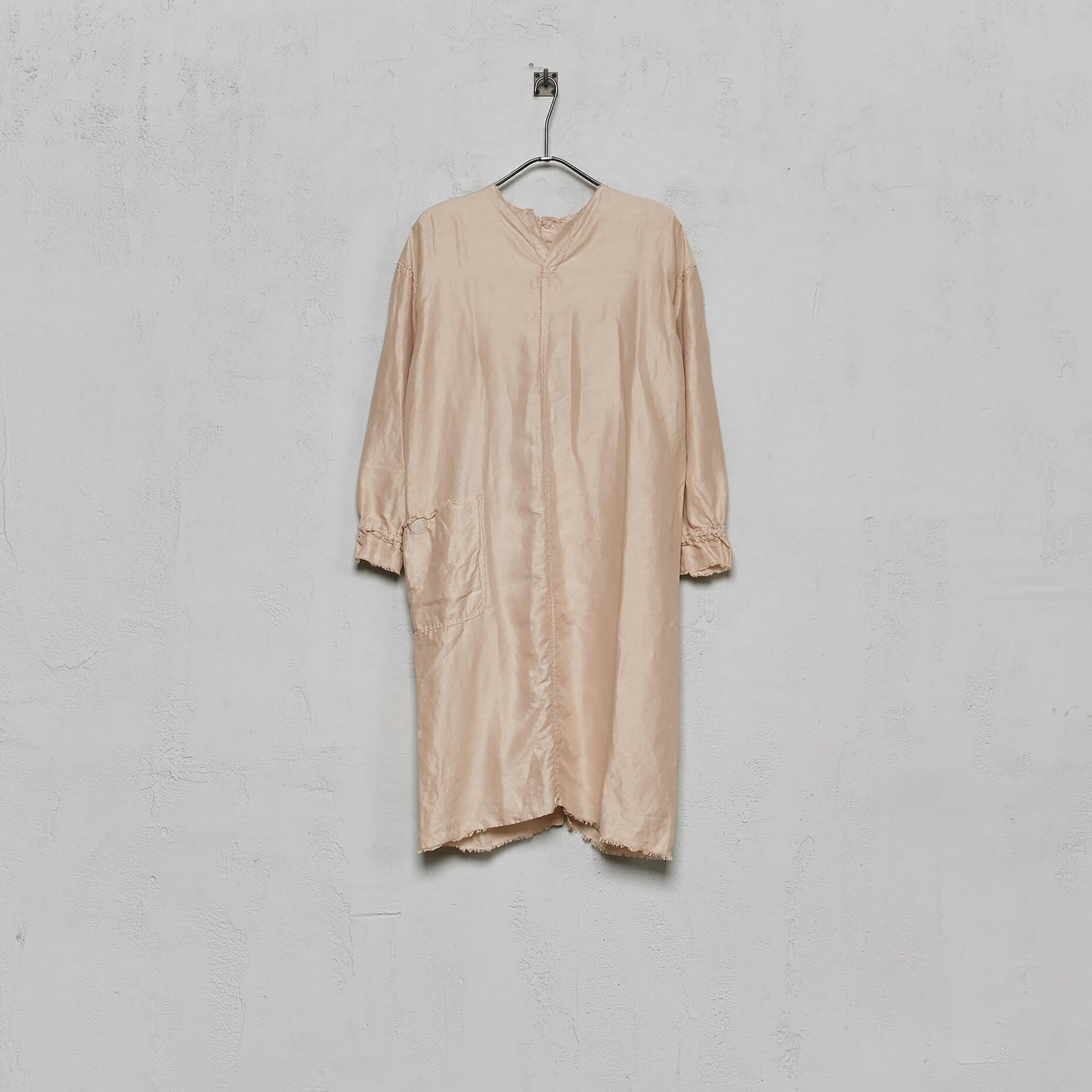 Anecho Women's Back Snap Dress in Silk Linen