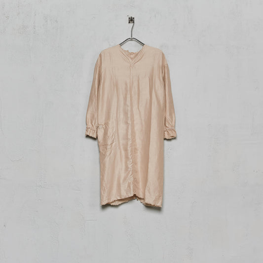 Anecho Women's Back Snap Dress in Silk Linen