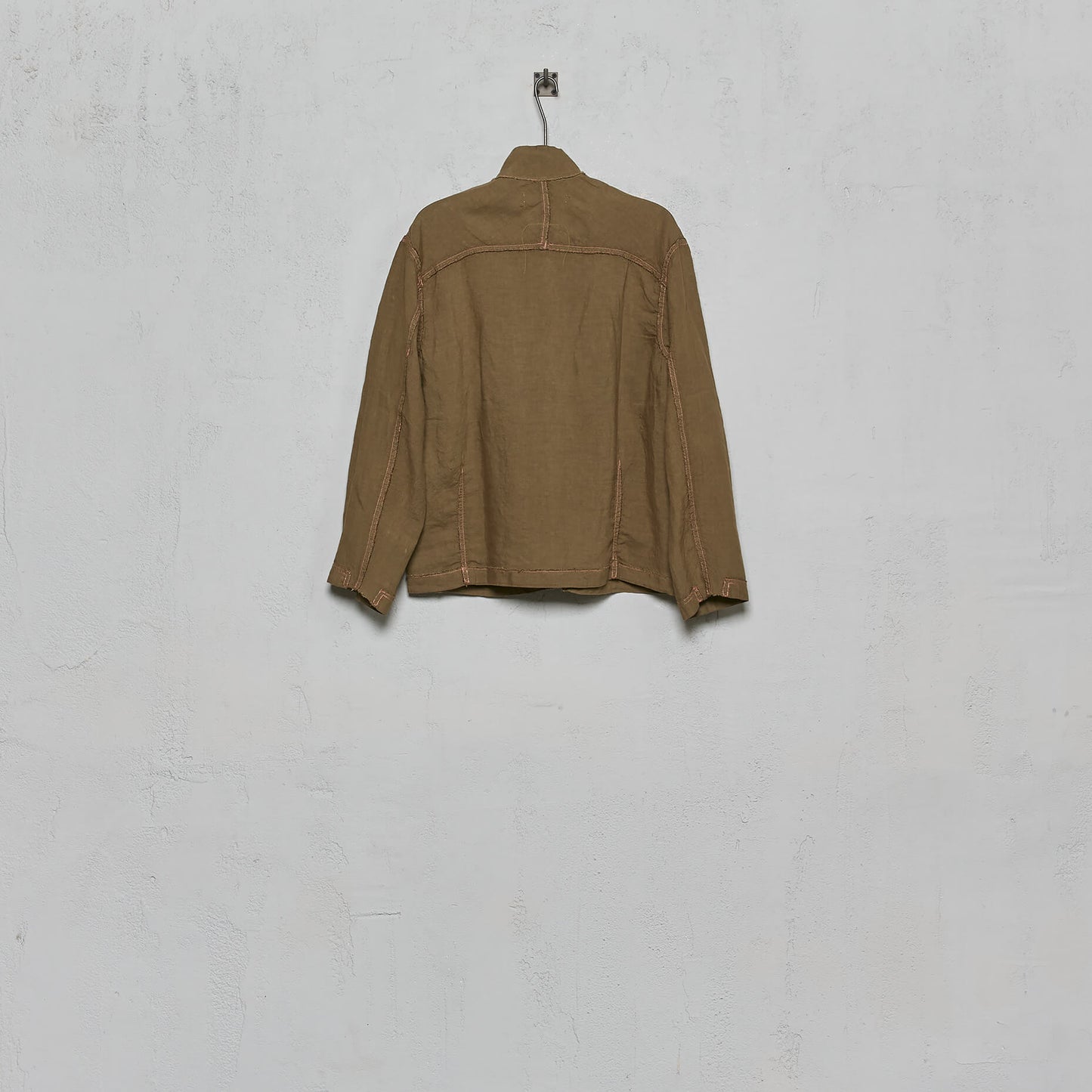 Anecho Women's Bomber Jacket in Linen