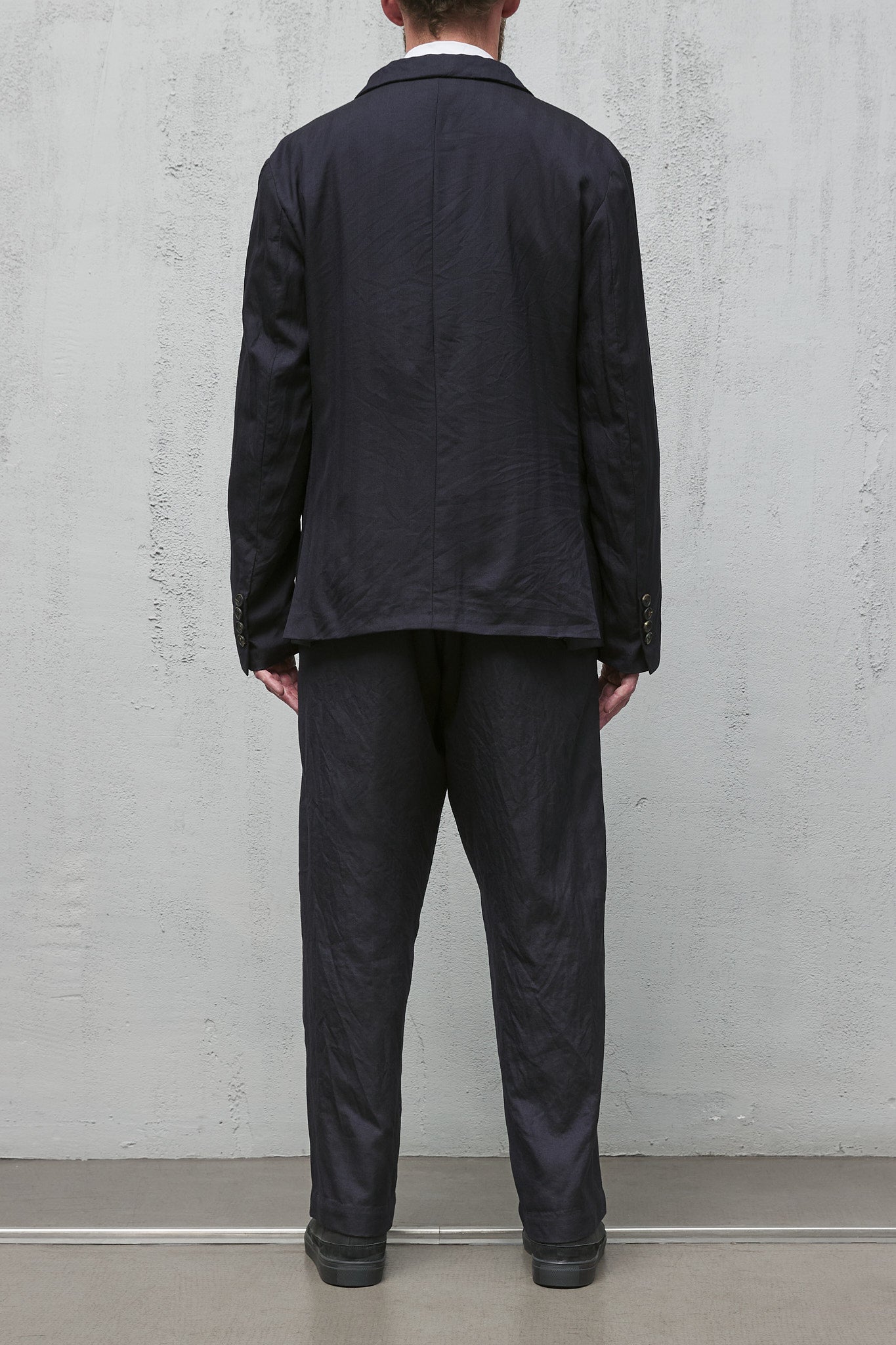 Geoffrey B. Small Men's 4 Button Jacket in Pure Alashan Worsted Cashmere