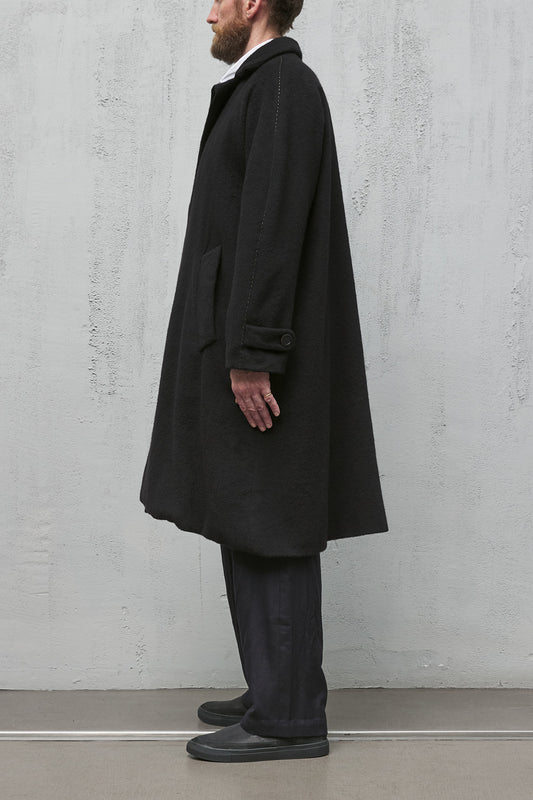 Geoffrey B. Small Men's Duster Coat in Alashan 3 ply Cashmere