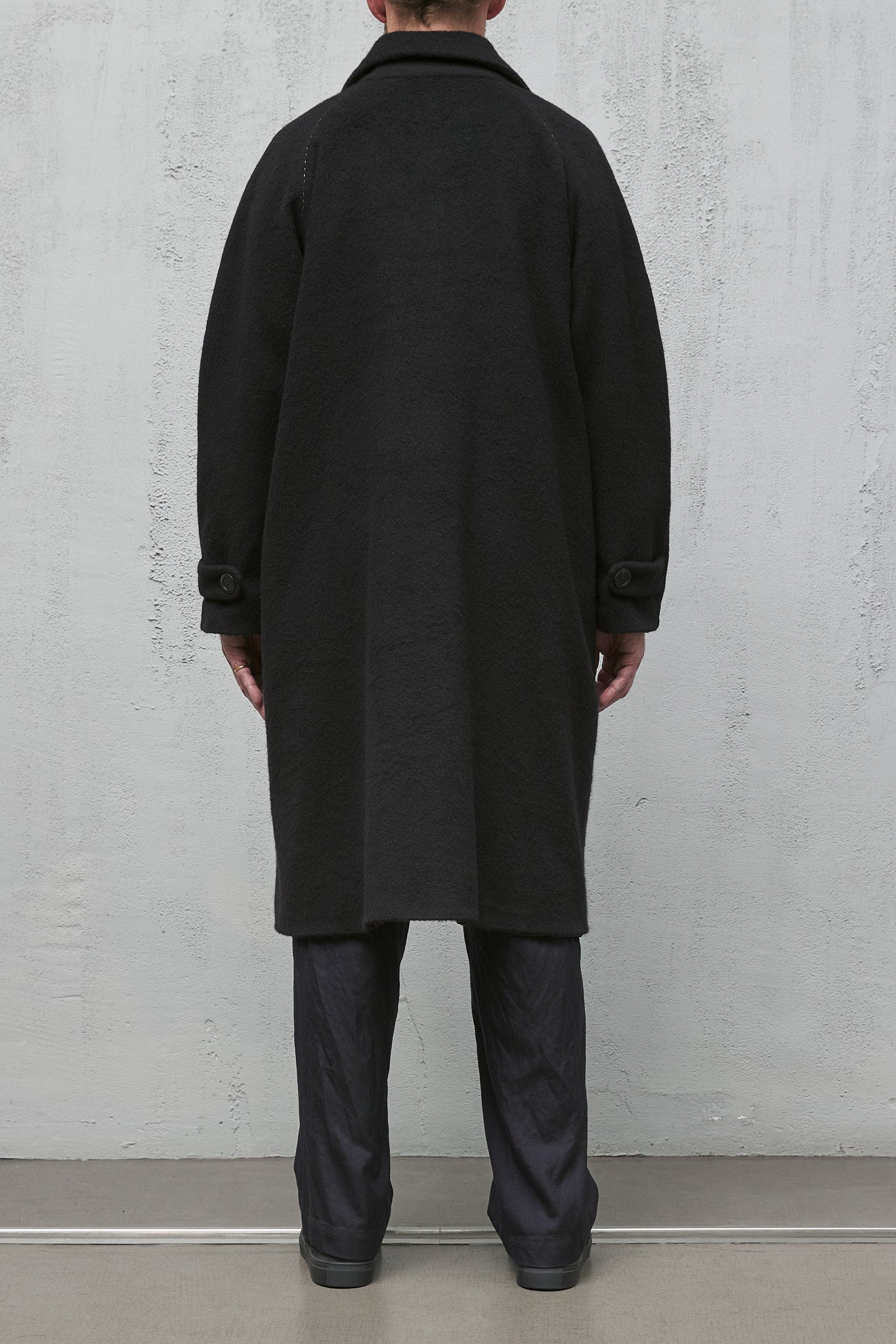 Geoffrey B. Small Men's Duster Coat in Alashan 3 ply Cashmere