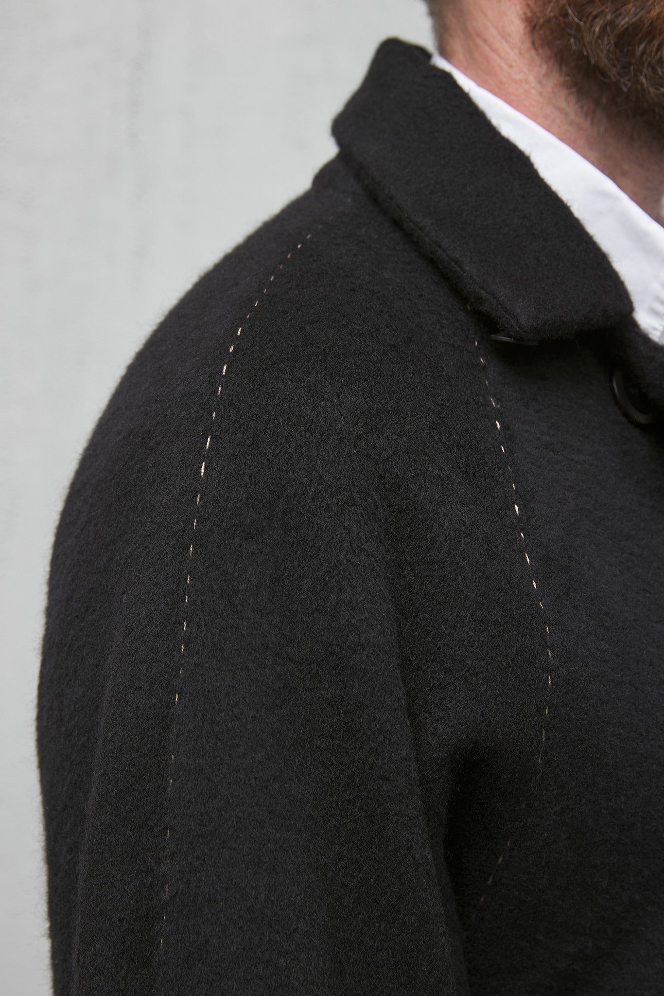 Geoffrey B. Small Men's Duster Coat in Alashan 3 ply Cashmere