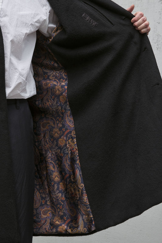 Geoffrey B. Small Men's Duster Coat in Alashan 3 ply Cashmere