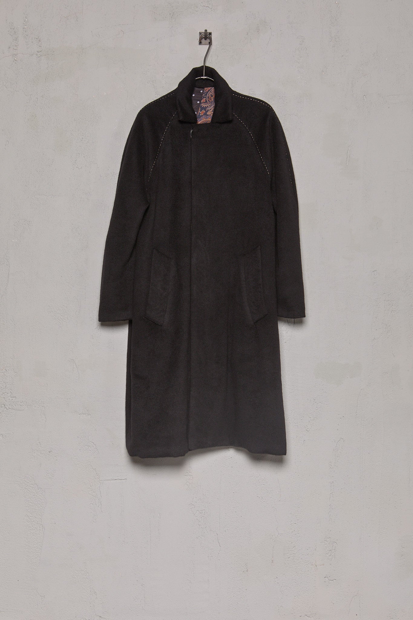 Geoffrey B. Small Men's Duster Coat in Alashan 3 ply Cashmere