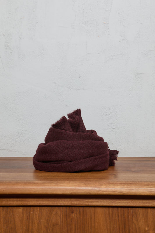 New Norlha Nomad Classic Scarf, Burgundy