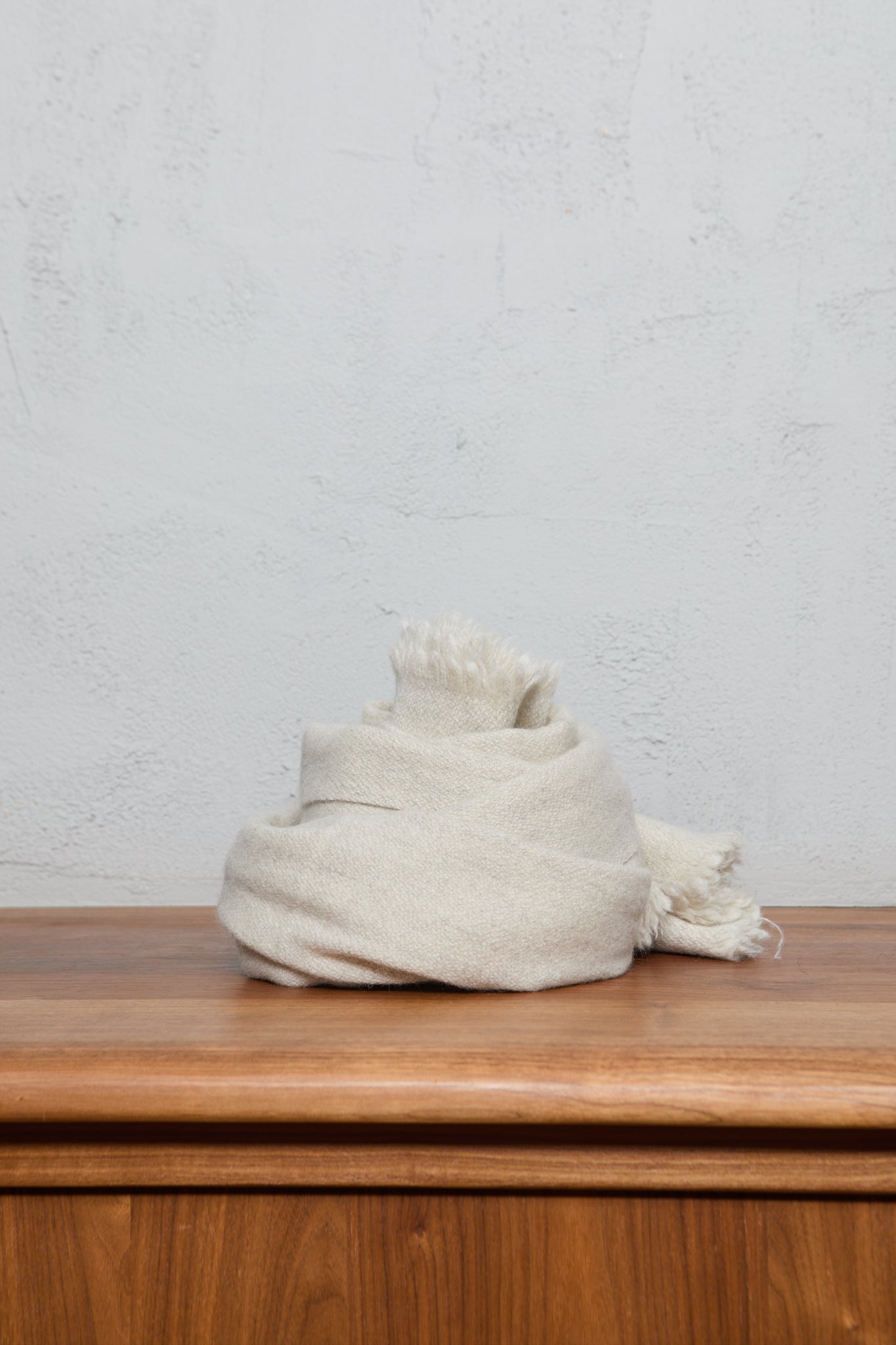 New Norlha Nomad Classic Scarf, Natural White