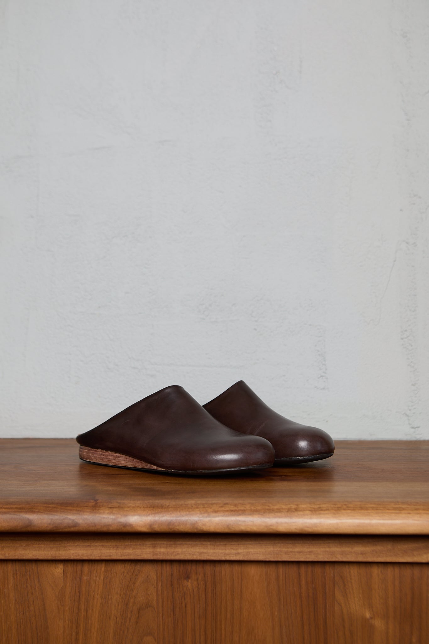 BMS Blake Stitched Mule in Leather
