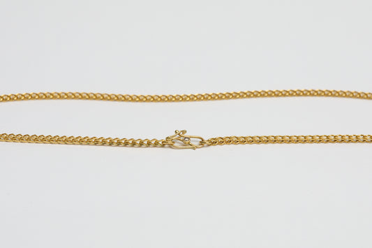 Prounis Solo Loop- inloop Chain with Diamond 'S' Clasp