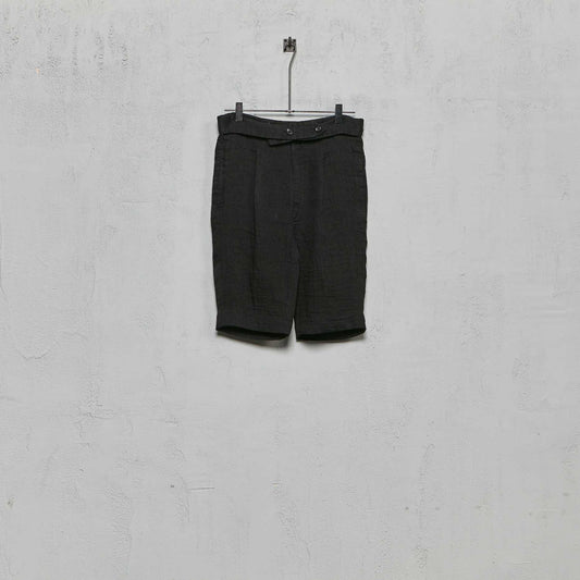 Geoffrey B. Small Men's 1914 German Single Pleat Short Pant in Parisotto Linen Twill