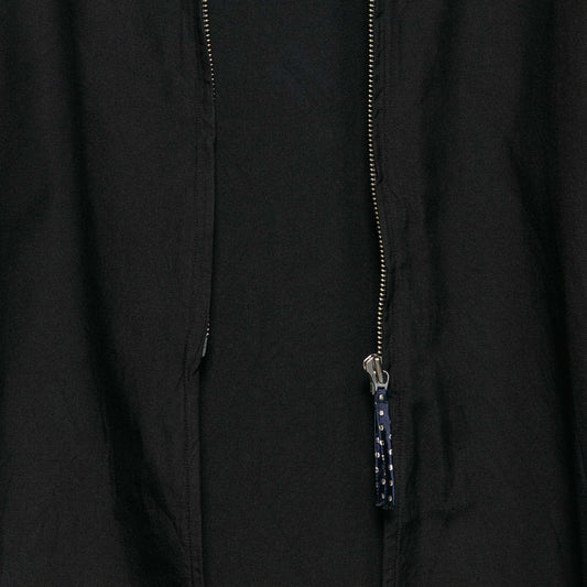 Geoffrey B. Small Women's Long Hooded Zipper Coat in Tessitura Bertazzon Silk