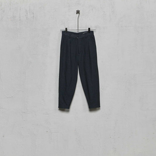 Geoffrey B. Small Women's Narrow Leg Cropped Trouser in La Colombina Cotton