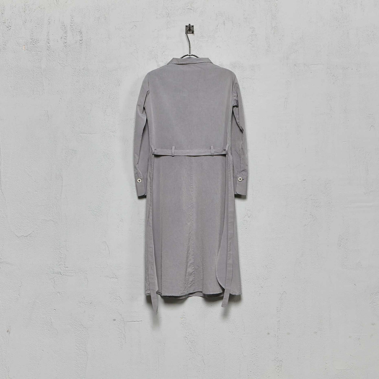 Geoffrey B. Small Women's Belted Half Button Front Long Dress in Parisotto Silk