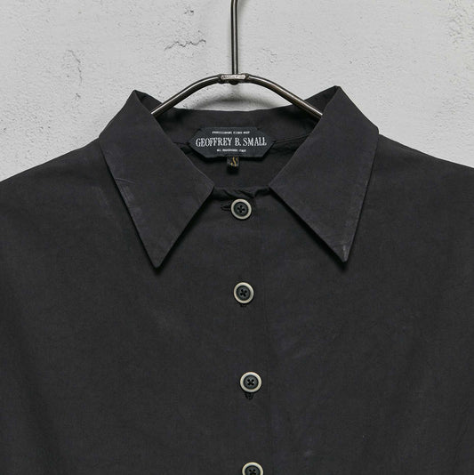 Geoffrey B. Small Women's Belted Half Button Front Long Dress in Parisotto Cotton and Silk