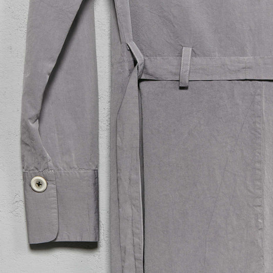 Geoffrey B. Small Women's Belted Half Button Front Long Dress in Parisotto Silk