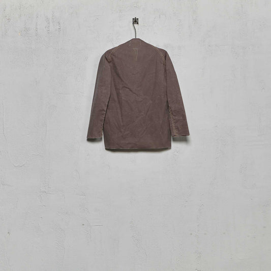 Anecho Women's Blazer in Waxed Cotton