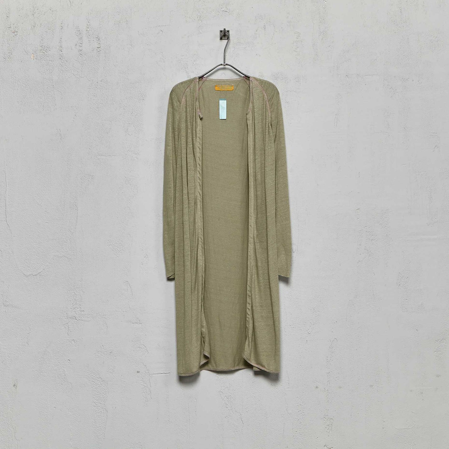 Anecho Women's Long Cardigan in Linen