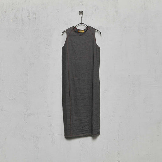 Anecho Women's Sleeveless Dress in Linen