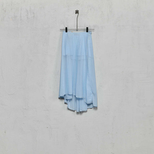 Anecho Women's Deep Pleated Skirt in Cotton