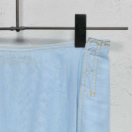 Anecho Women's Deep Pleated Skirt in Cotton