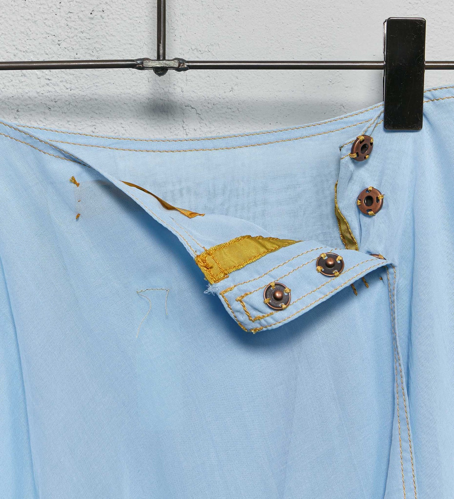 Anecho Women's Deep Pleated Skirt in Cotton