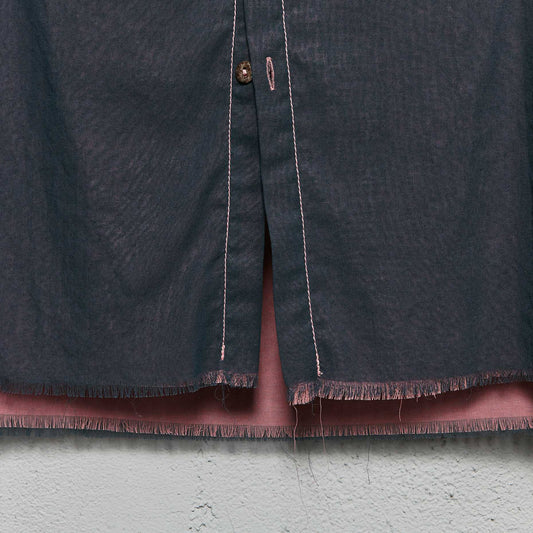 Anecho Women's Button Down Shirt Dress in Cotton