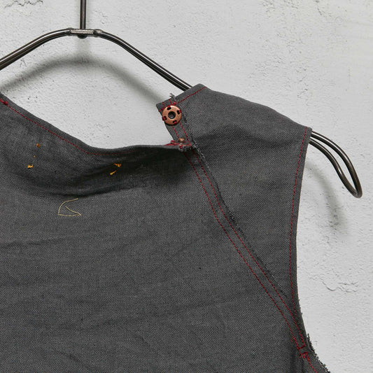 Anecho Women's Sleeveless Dress in Linen