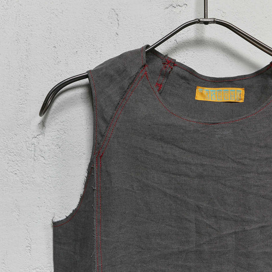 Anecho Women's Sleeveless Dress in Linen