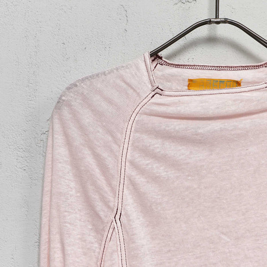 Anecho Women's Long Sleeve T-Shirt in Linen