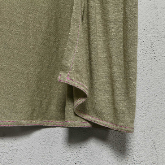 Anecho Women's Long Cardigan in Linen