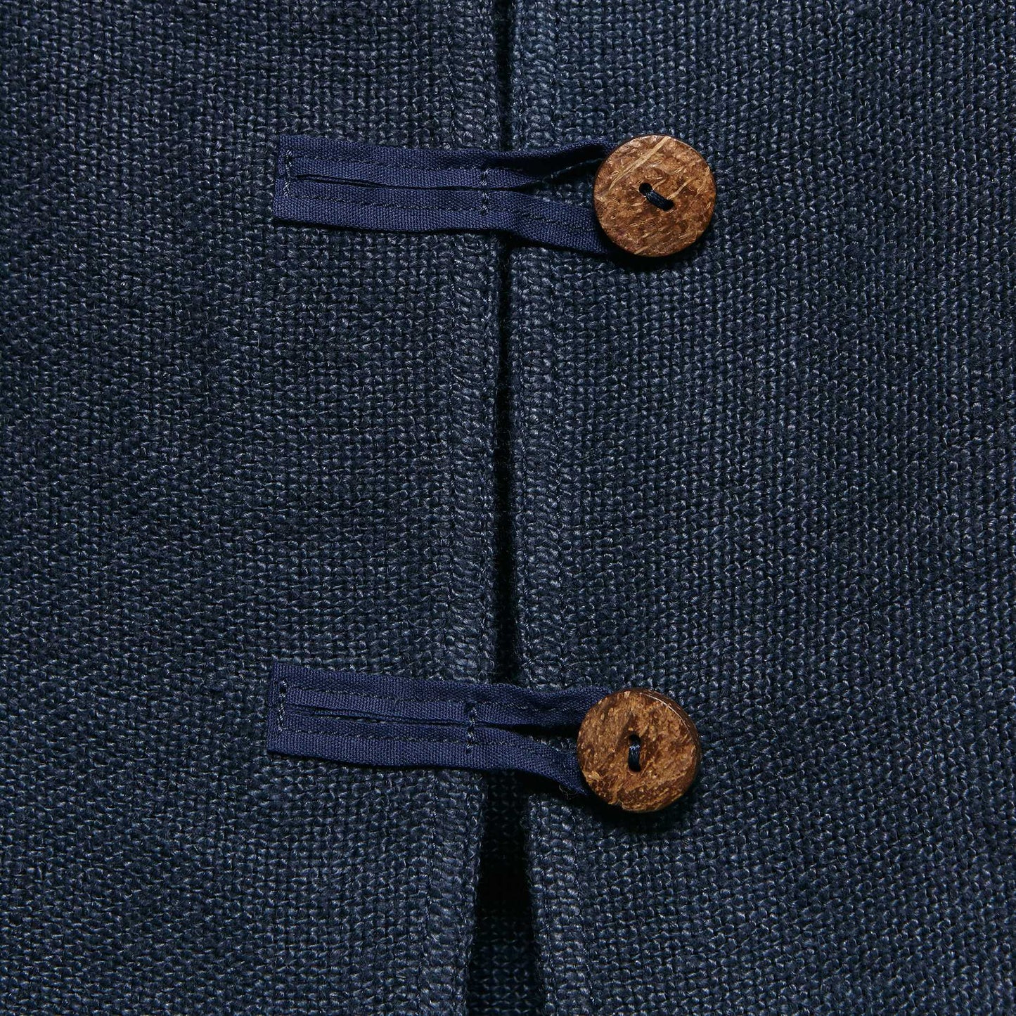 Anecho Women's Long Vest in Linen Burlap