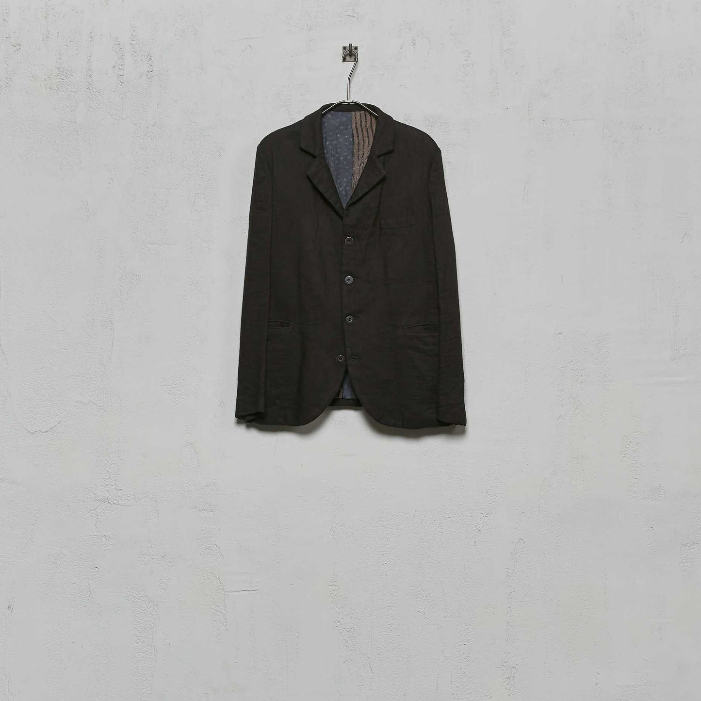 Geoffrey B. Small Men's 4 Button Jacket in Parisotto Silk, Cashmere and Linen