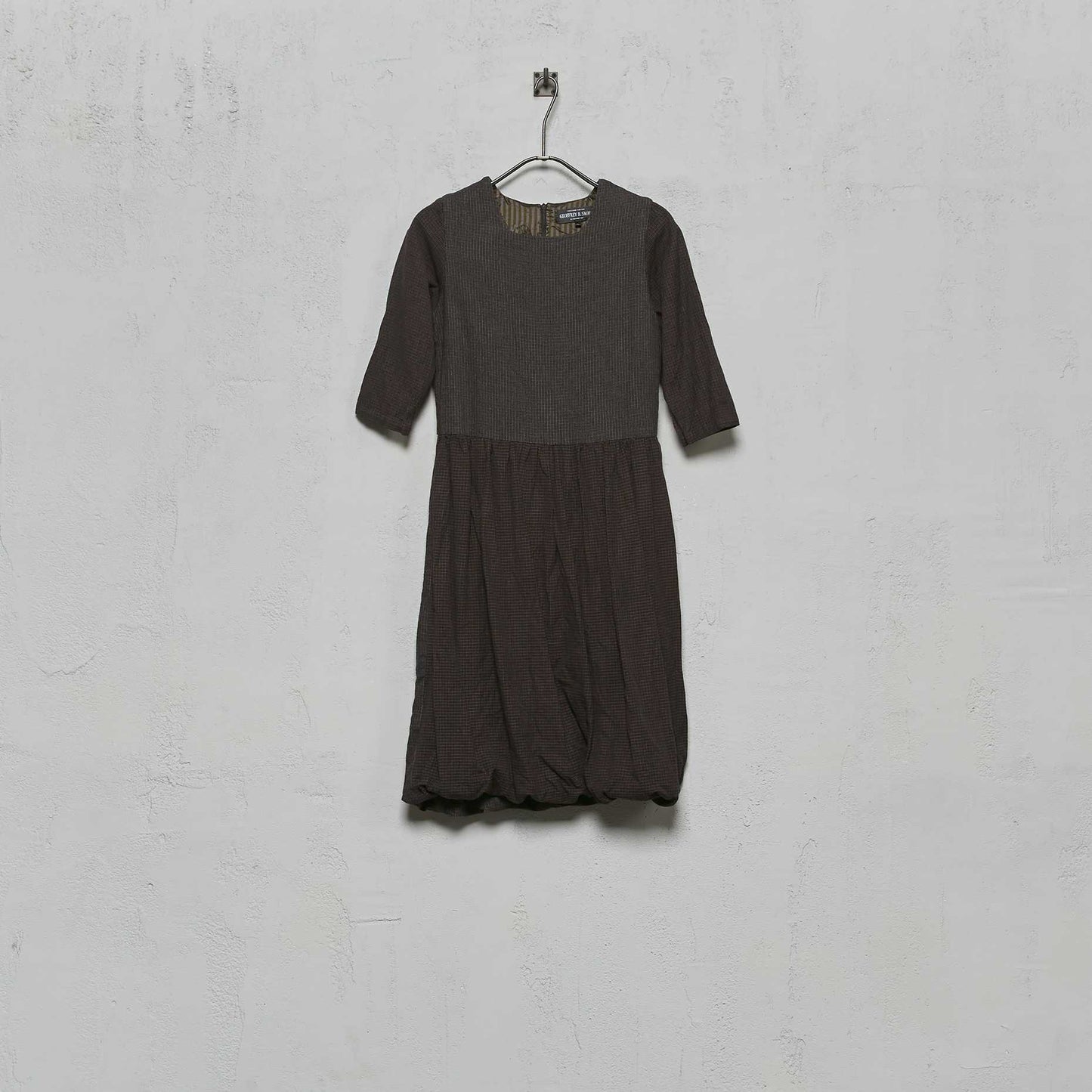 Geoffrey B. Small Women's Twisted Lined Shirt Dress in Parisotto Cotton and Wool