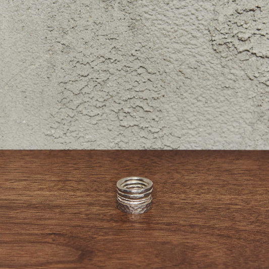 Alice Waese Sterling Silver Stack 3 Ring