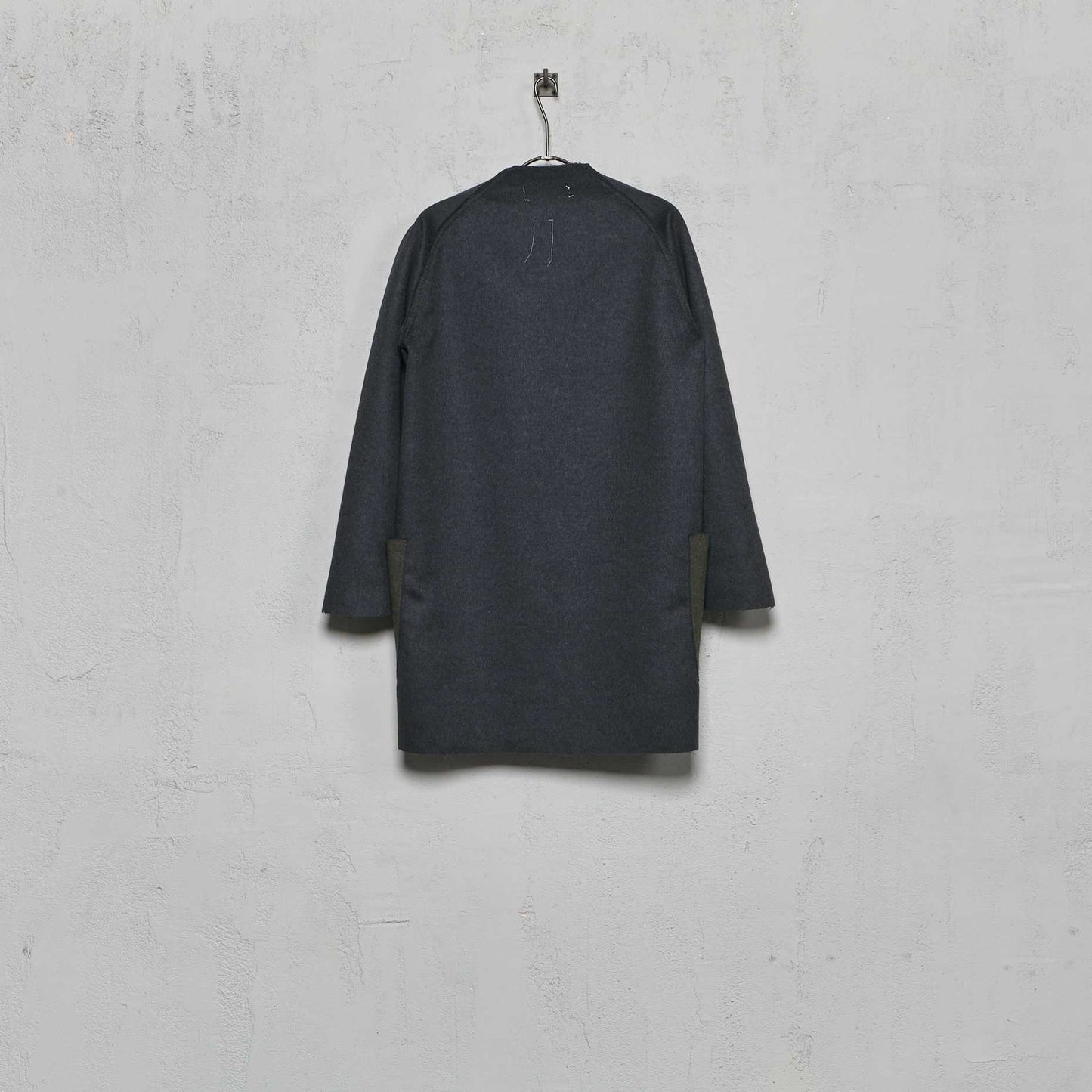 Anecho Women's Patch Pocket Jacket in Double Faced Cashmere