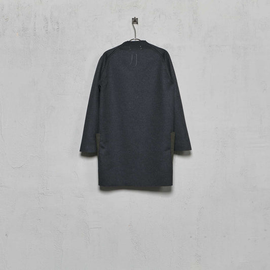 Anecho Women's Patch Pocket Jacket in Double Faced Cashmere